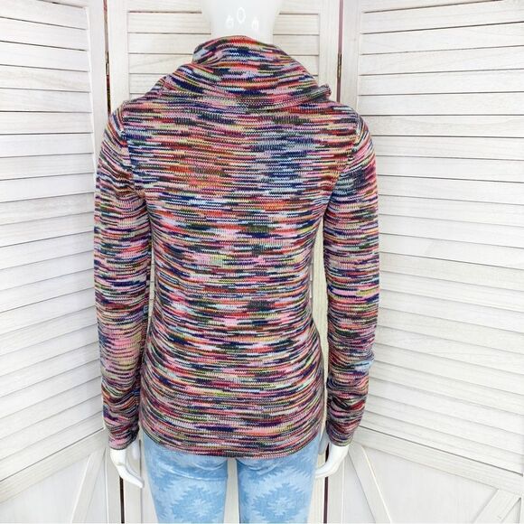 The Limited Multicolor Cowl Neck Sweater XS Long Sleeve - Picture 4 of 13